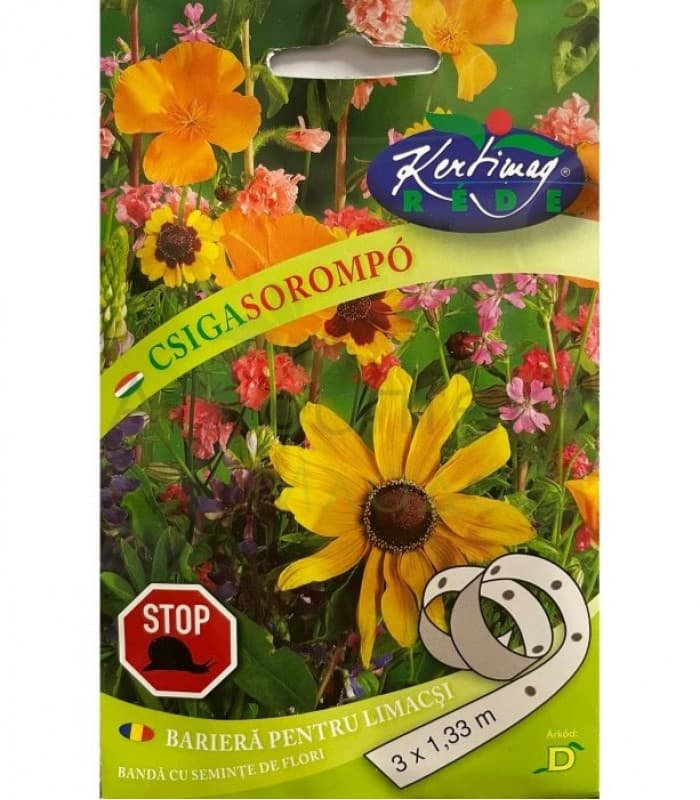 Цветя на лента против охлюви